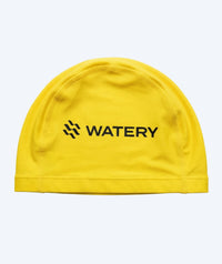 Watery swimming cap (from 10 years) - Signature Elastane - Yellow