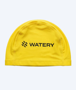 Watery swimming cap (from 10 years) - Signature Elastane - Yellow