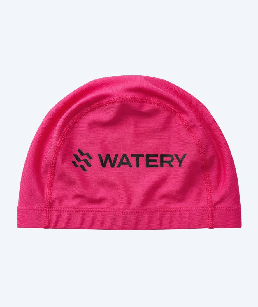 Watery swimming cap (from 10 years) - Signature Elastane - Pink