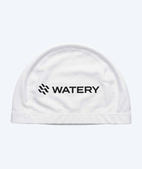 Watery swimming cap (from 10 years) - Signature Elastane - White