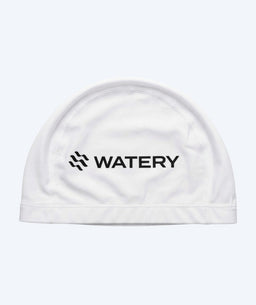 Watery swimming cap (from 10 years) - Signature Elastane - White