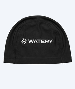 Watery swimming cap (from 10 years) - Signature Elastane - Black
