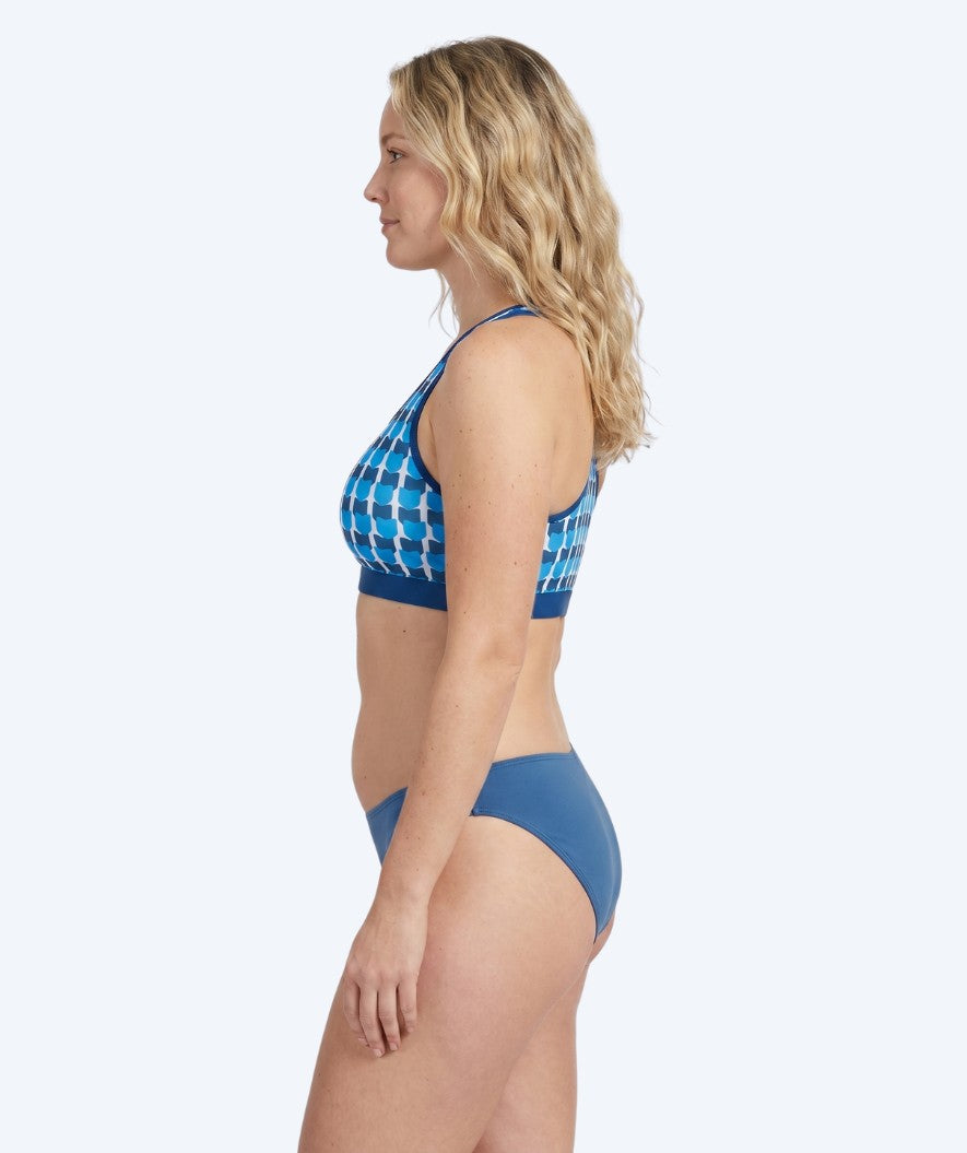 Watery bikini top for women - Sirona - Blue