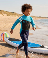 Watery wetsuit for kids - Electra (2.2mm) - Dark blue/light blue