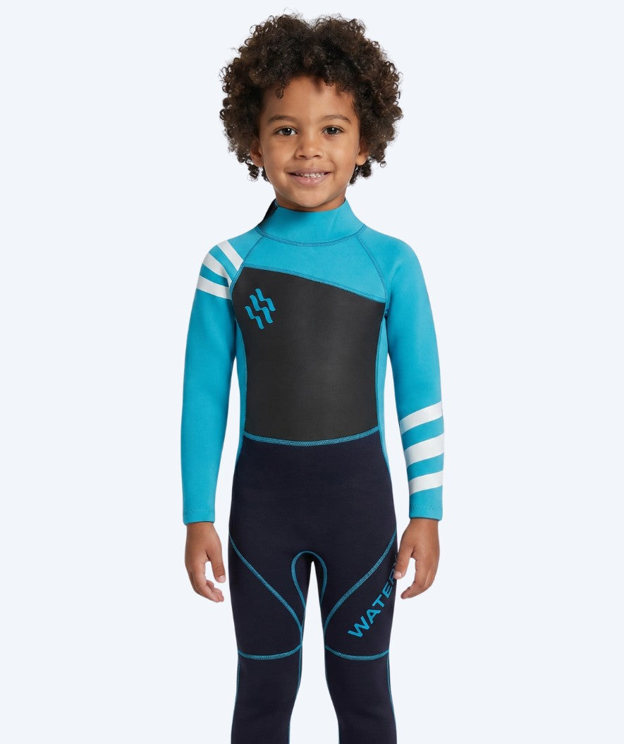 Watery wetsuit for kids - Electra (2.2mm) - Dark blue/light blue