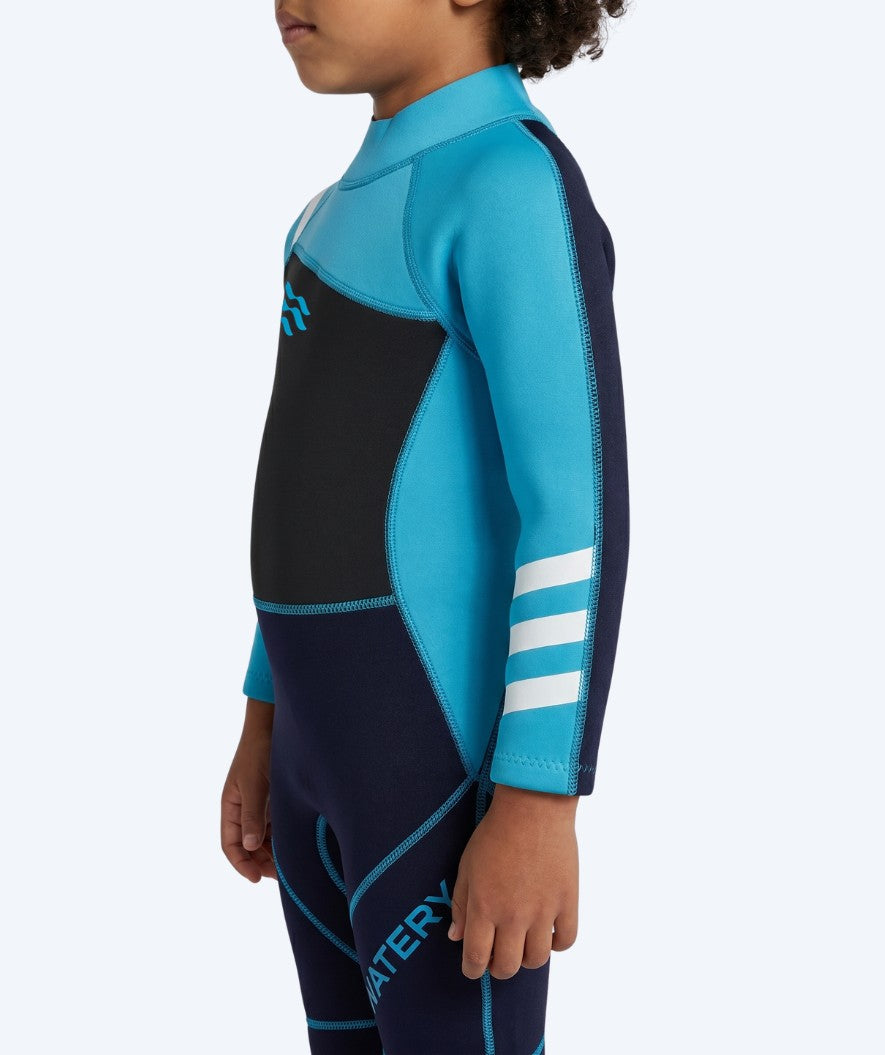 Watery wetsuit for kids - Electra (2.2mm) - Dark blue/light blue