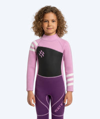 Watery wetsuit for kids - Electra (2.2mm) - Purple/light pink