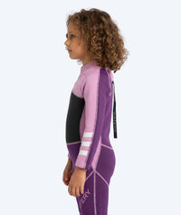 Watery wetsuit for kids - Electra (2.2mm) - Purple/light pink