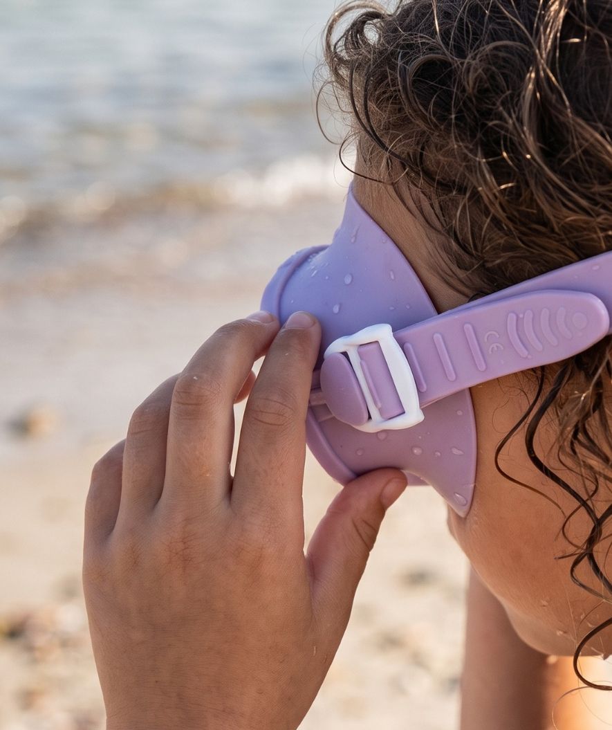 Watery diving mask for kids (4-10) - Wyre - Purple