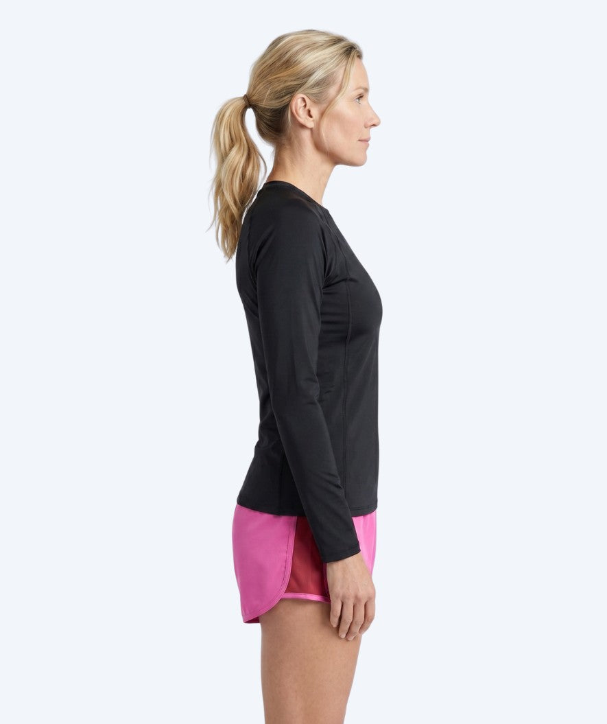 Watery swim shorts for women - Aiko - Pink/dark red