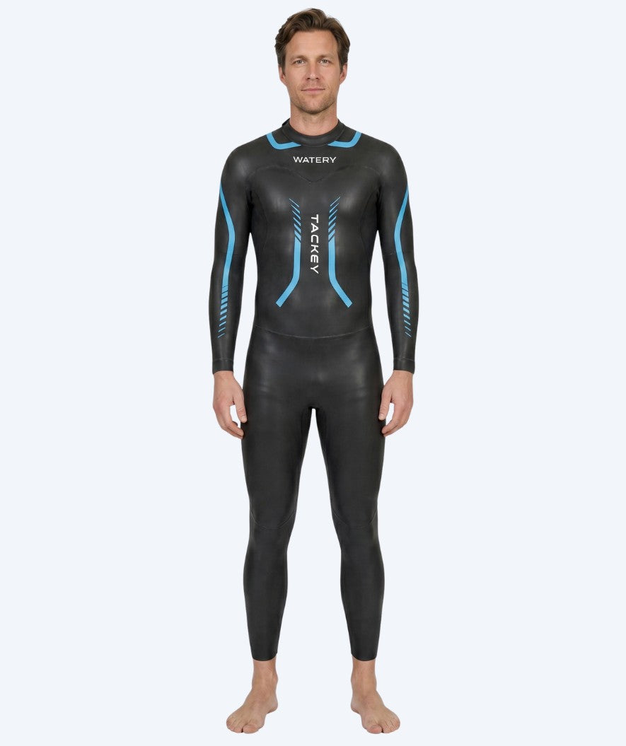 Watery wetsuit for men - Tackey Elite - Black/blue