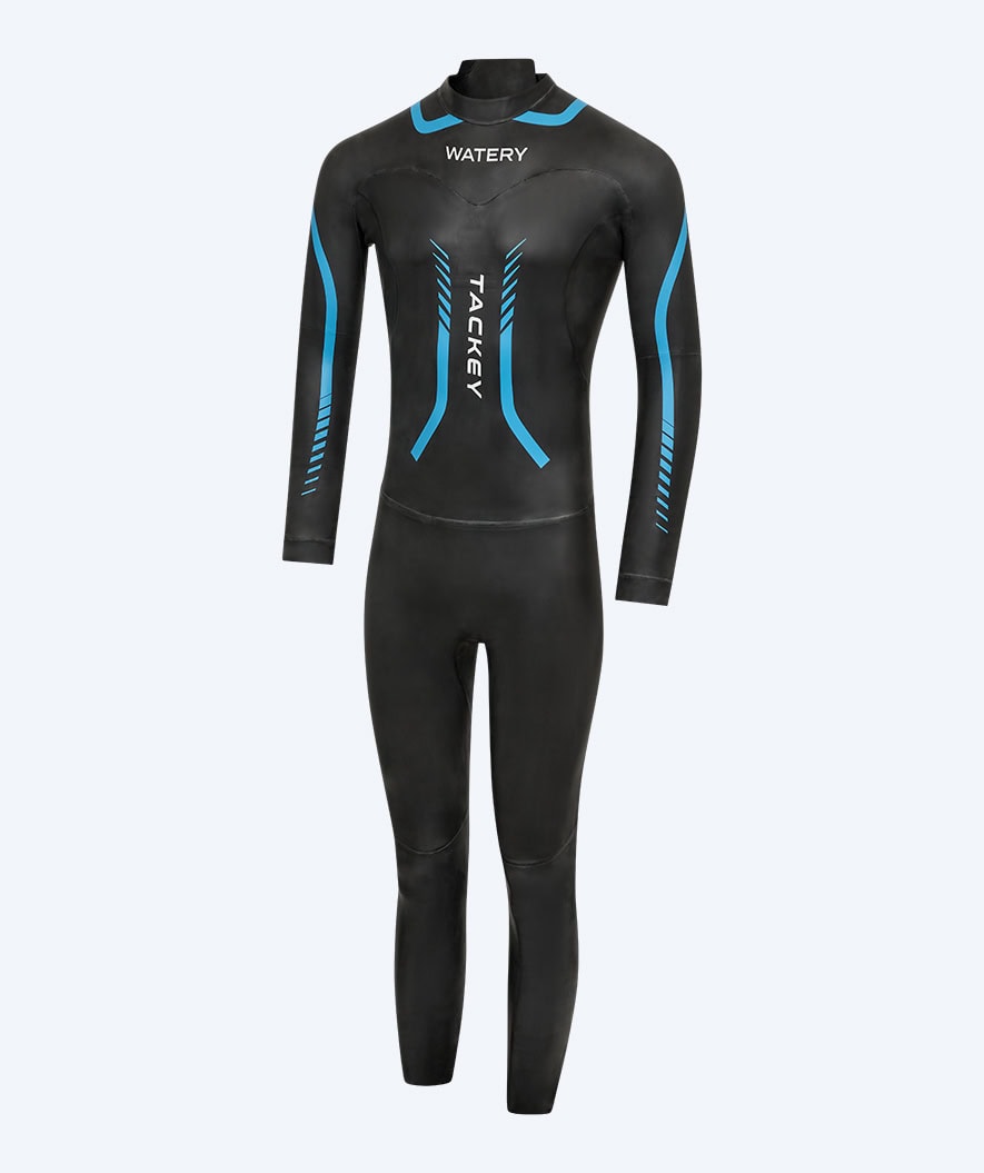 Watery wetsuit for men - Tackey Elite - Black/blue