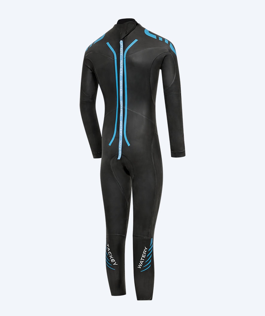 Watery wetsuit for men - Tackey Elite - Black/blue