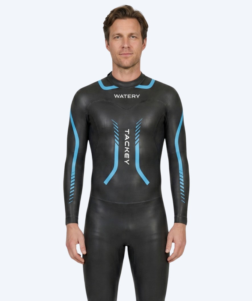 Watery wetsuit for men - Tackey Elite - Black/blue