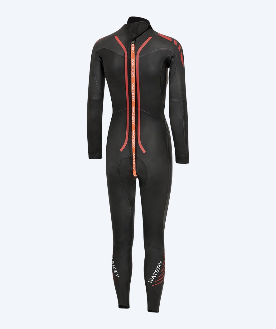 Watery wetsuit for women - Tackey Elite - Black/red