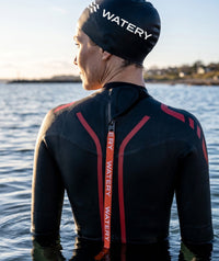 Watery wetsuit for women - Tackey Elite - Black/red