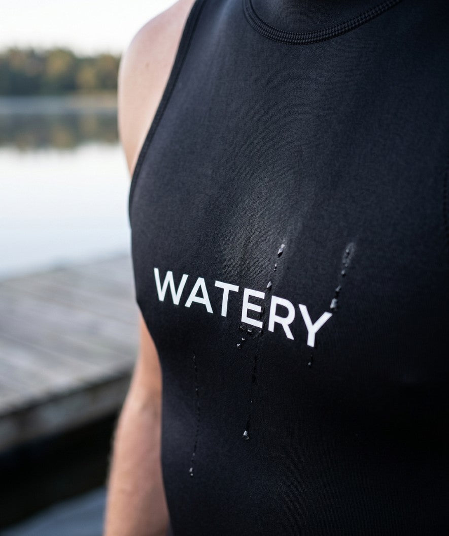 Watery neopren vest for men - Winterize - Black