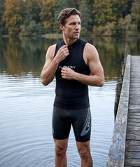 Watery neopren vest for men - Winterize - Black