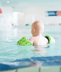 Watery armbands for kids - Splashy (11-30kg) - Purple