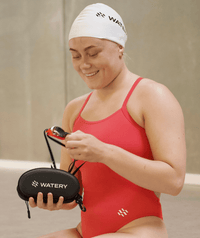 Watery swim goggles case - Active - Purple