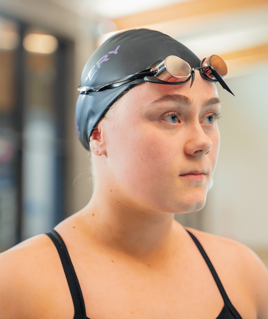 Watery swimming goggles - Proflex Swedish Mirror - Pink/pink