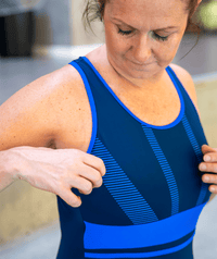Watery swimsuit for women - Conway - Dark Blue