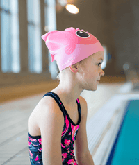 Watery swimming cap for kids - Fishi - Blue Fish