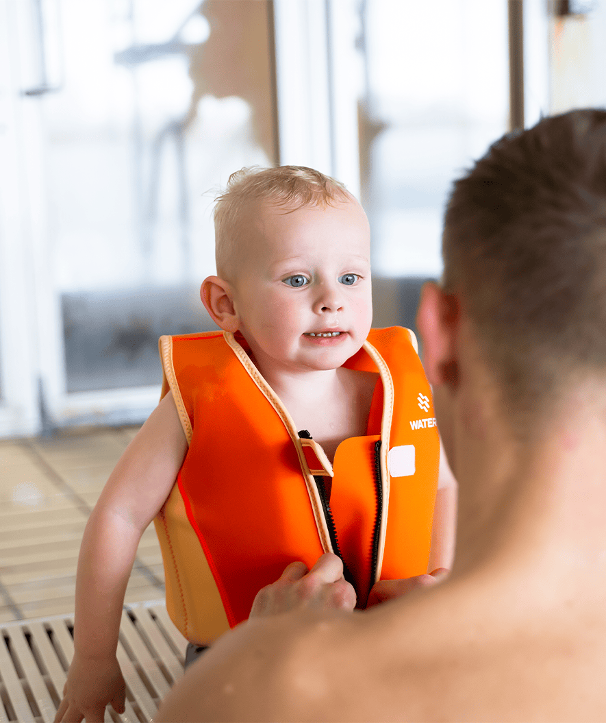 Watery swim vest for kids (2-8) - Basic - Pink