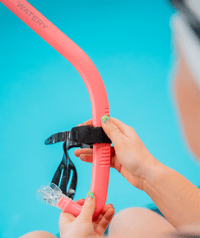 Watery center snorkel for adults (from 15 years) - Hydrolite - Blue