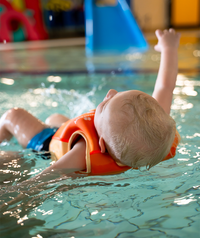 Watery swim vest for kids (2-8) - Basic - Purple