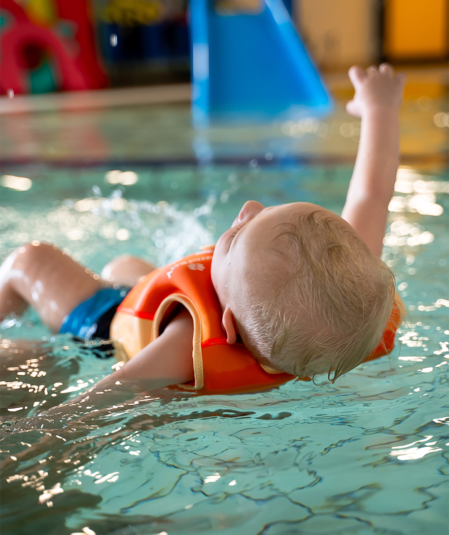 Watery swim vest for kids (2-8) - Basic - Purple