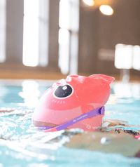 Watery swim cap for kids - Fishi - Pink Fish