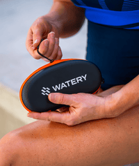 Watery case for swim goggles - Active - Purple