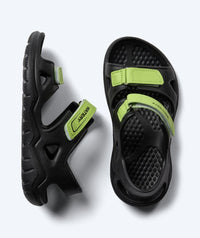 Watery swim sandals for kids - Ozana - Black/green
