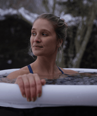 Watery inflatable cold plunge - Hero - Black
