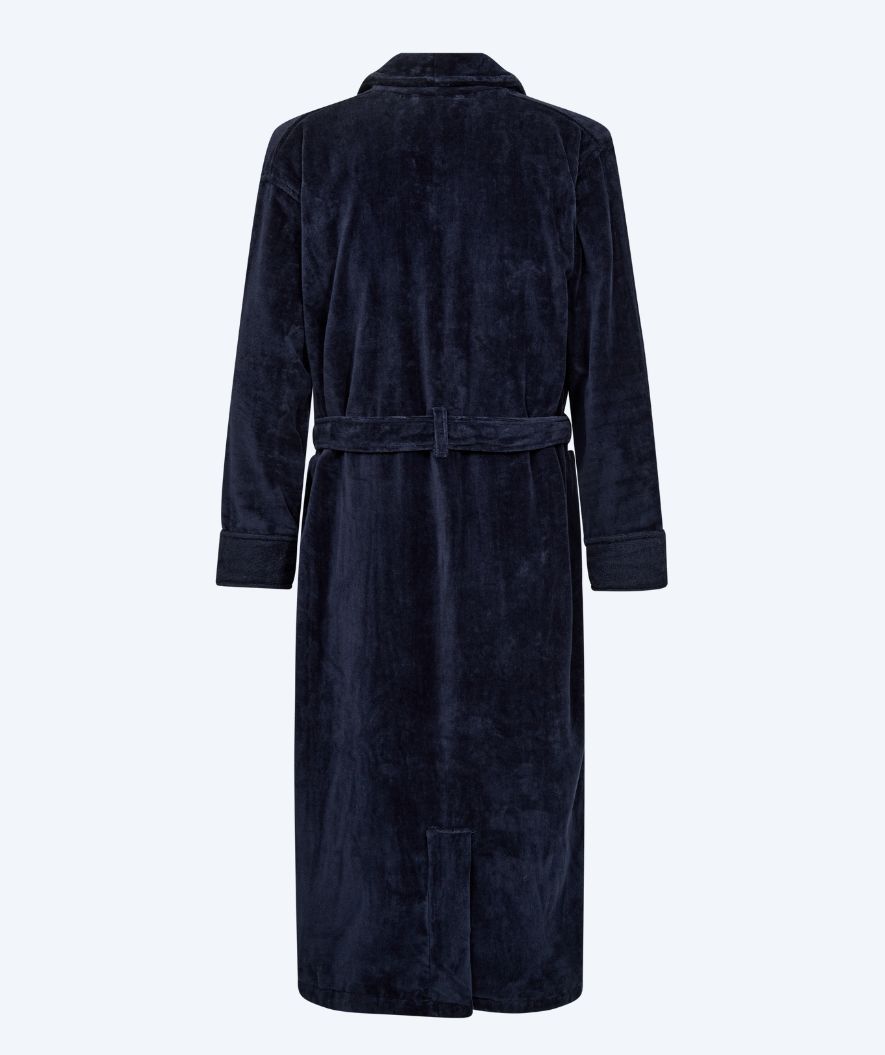 Watery bathrobe for men - Mariana - Navy blue