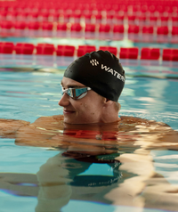 Watery swimming goggles - Instinct Mirror - White/silver