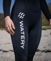 Watery wetsuit for women - Hedgehog (3mm) - Black