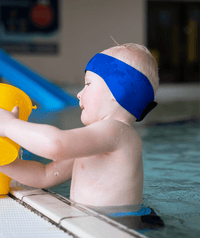 Watery earband for kids - Raider - Dark blue