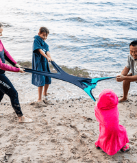 Watery UV wetsuit for kids - Calypso Full-Body - Purple