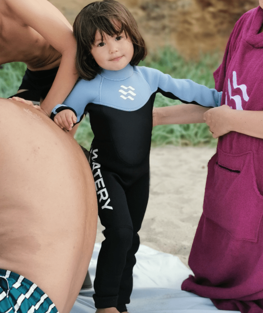 Watery wetsuit for kids - Gecko (3mm) - Electric blue