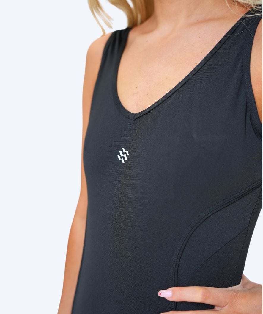 Watery swimsuit for women - Scrylla - Black