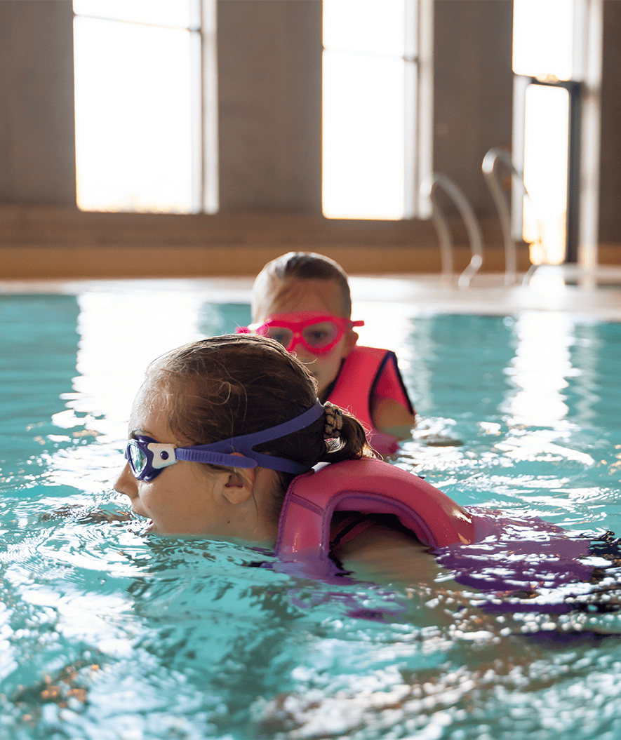 Watery diving goggles for kids - Delta - Orange
