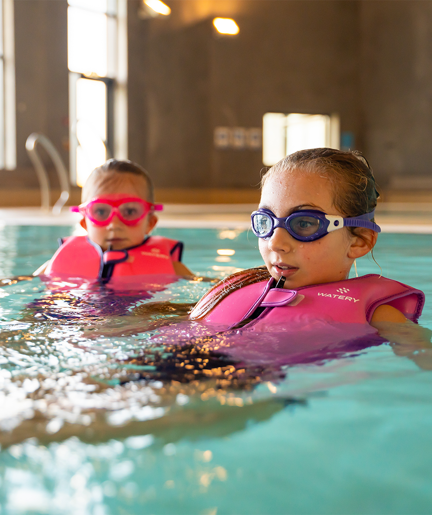 Watery swim vest for kids (2-8) - Basic - Purple