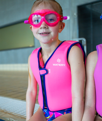 Watery swim vest for kids (2-8) - Basic - Pink
