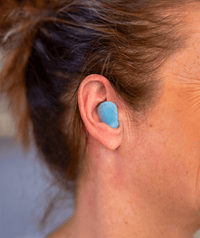 Watery earplugs for adults - Indra 6 pairs - Blue