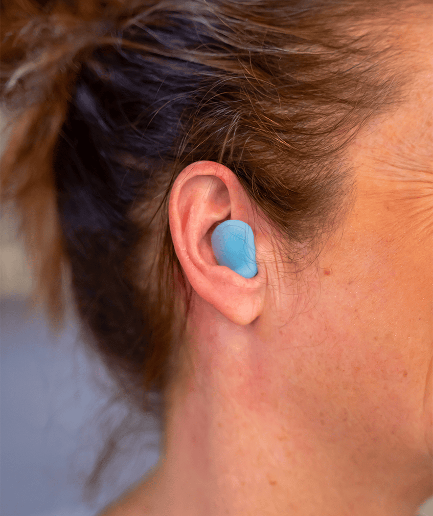 Watery earplugs for adults - Indra 6 pairs - Blue