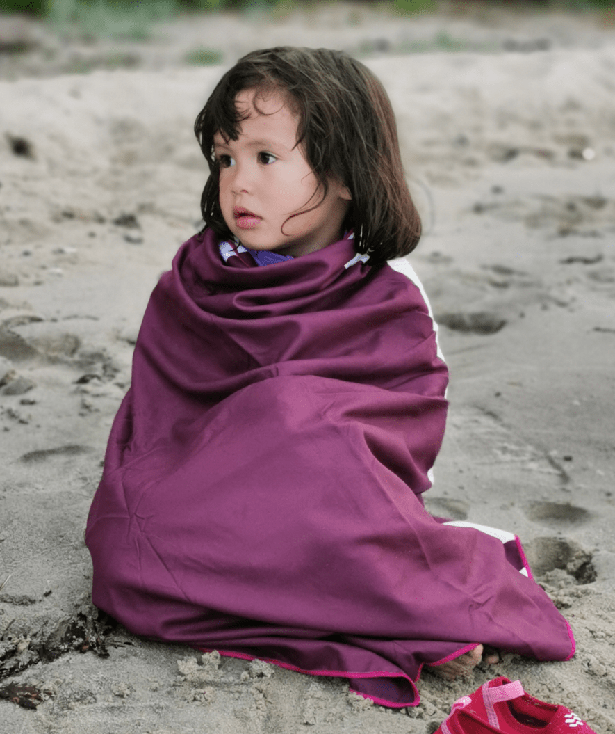 Watery microfiber towel (160 x 80 cm) - Eco Nebraska - Pinky