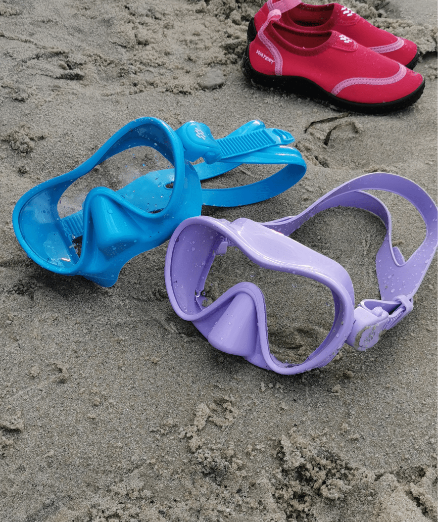 Watery snorkel set for kids - Fisher/Cliff - Blue/light blue