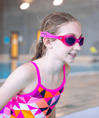 Watery diving goggles for kids - Pacific - Green/clear